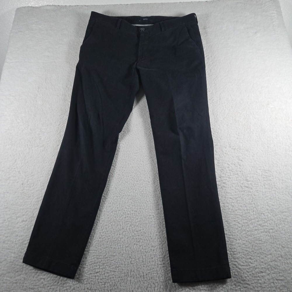 Boggi Milano Pants Men's Cotton‎ Pants Trousers Size 38x31 Blue Dress Pants